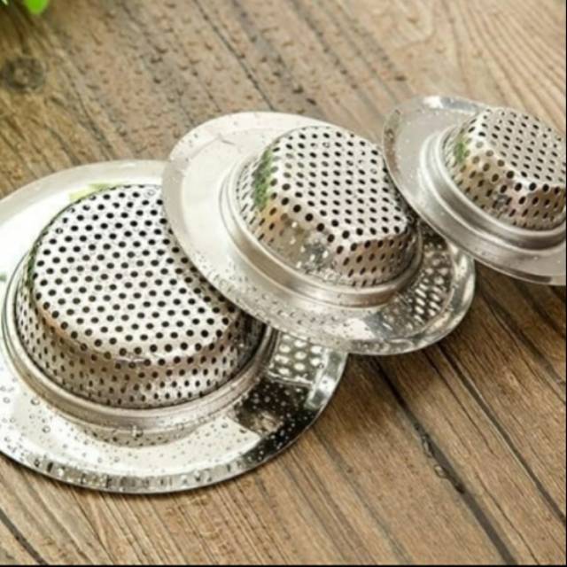 Saringan Air Filter Air Wastafel Jala Stainless Sink Filter