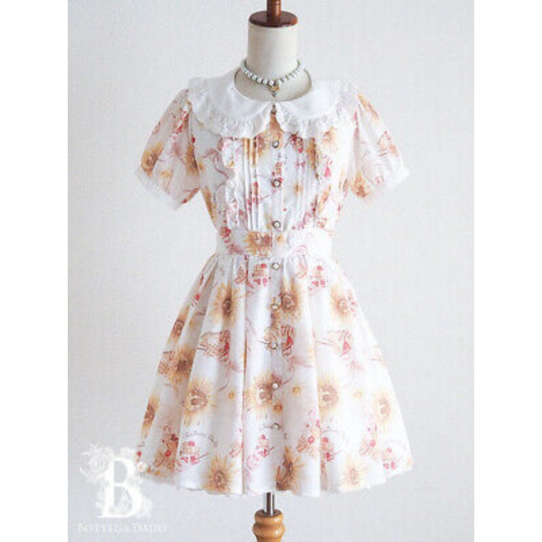 Dress kawaii branded LizLisa Parfait SunFlowerOP dress (tropical yellow)