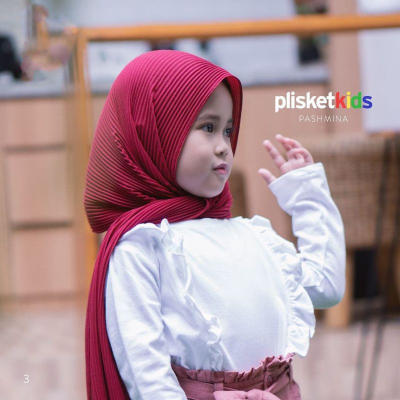 PROMO PASHMINA PLISKET ANAK / PASHMINA PLISKET ANAK TERLARIS