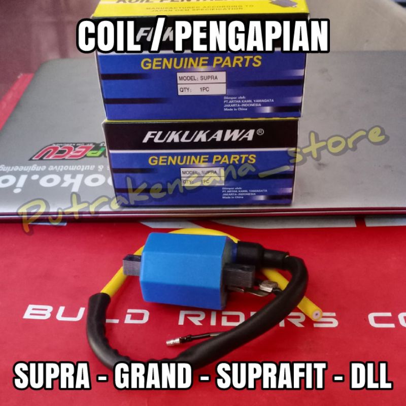 KOIL BUSI HONDA SUPRA GRAND SUPRAFIT ASTREA DLL - COIL PENYALA MOTOR