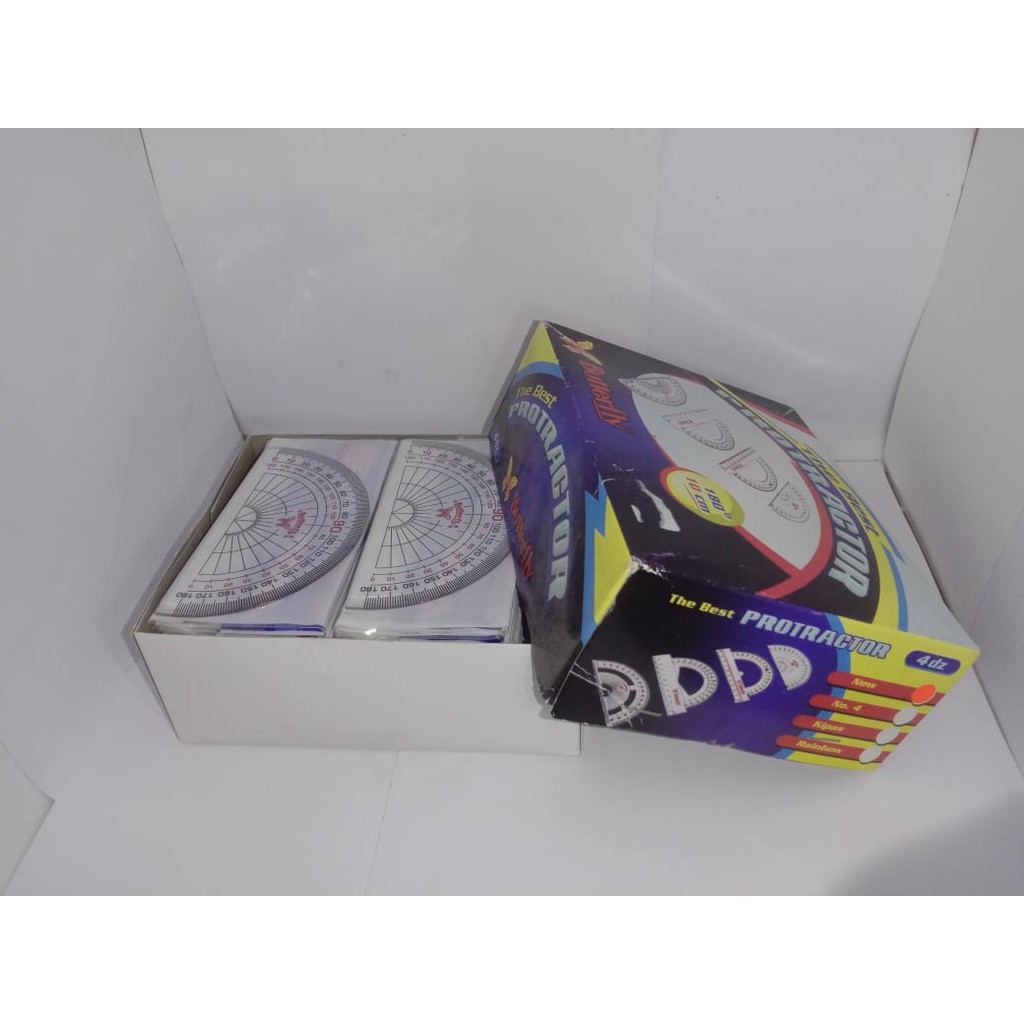

Penggaris Busur Derajat Plastik Butterfly
