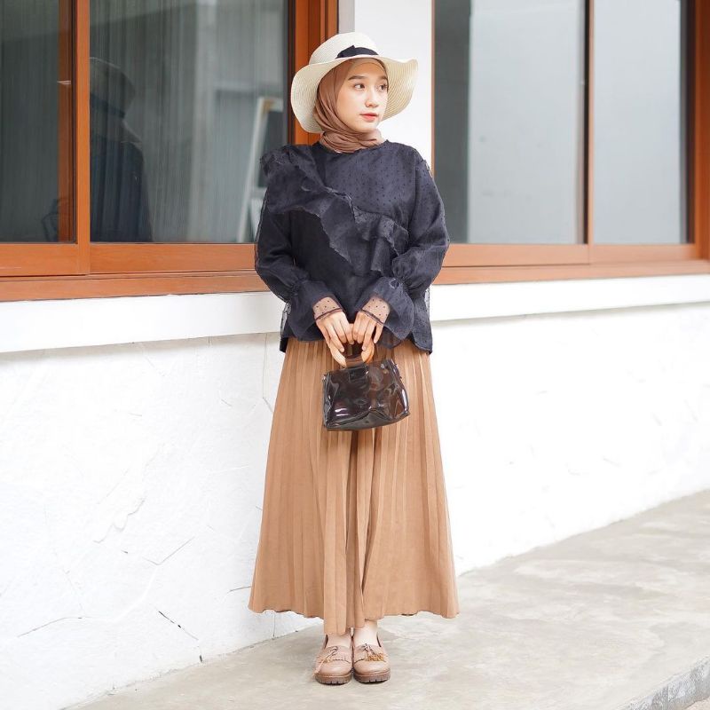 BLOUSE KOREA - NAOMI BLOUSE - ATASAN WANITA  - KOREAN STYLE