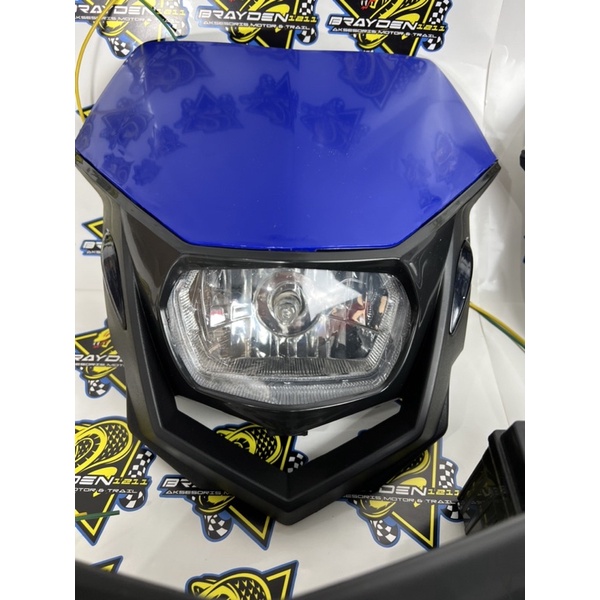 HEADLAMP POLISPORT/LAMPU DEPAN POLISPORT WR155 KLX CRF TRAIL/POLYSPORT/batok lampu polysport