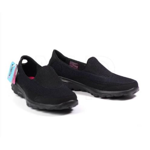 Skechers Go Walk 2 Women Black Pl Shopee Indonesia