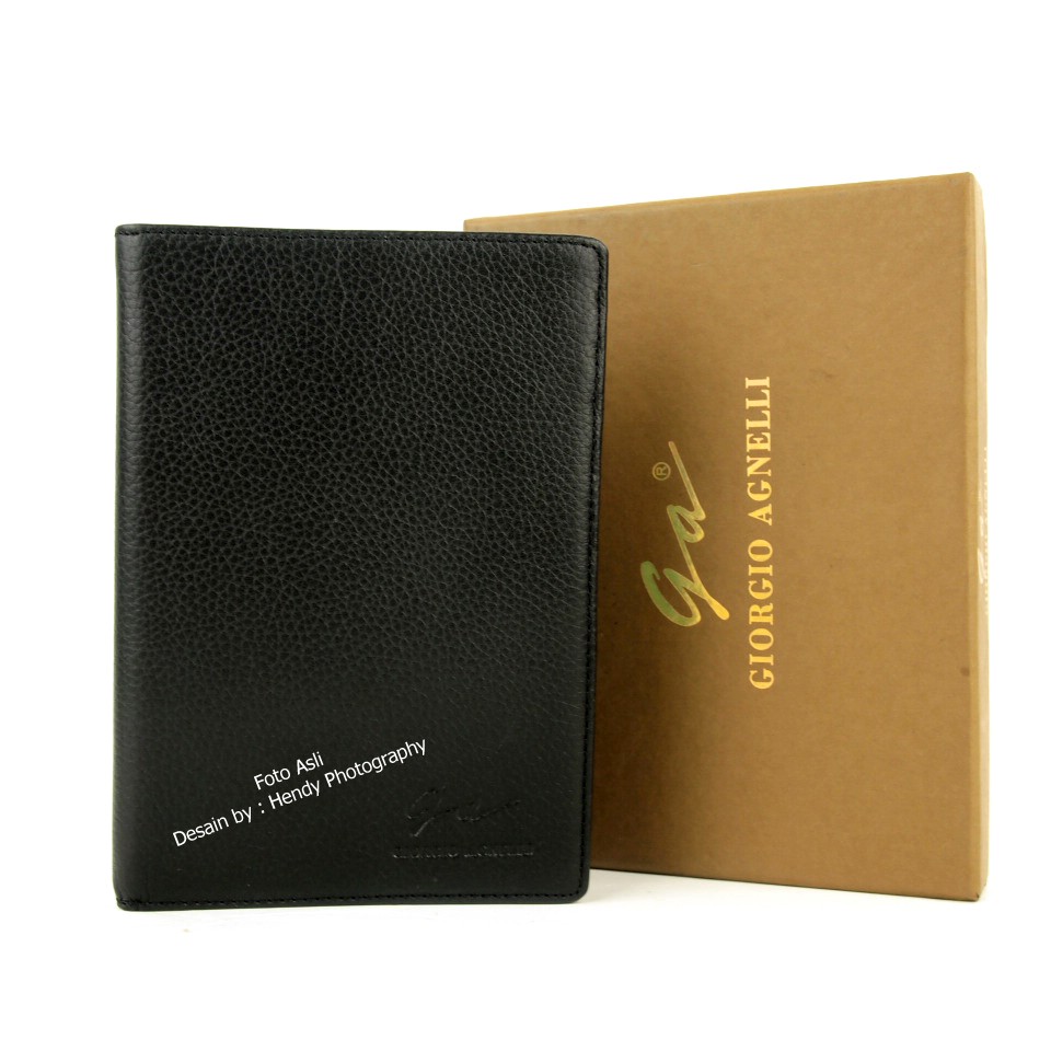 Dompet panjang pria kulit asli murah - GIORGIO AGNELLI GJS BLACK
