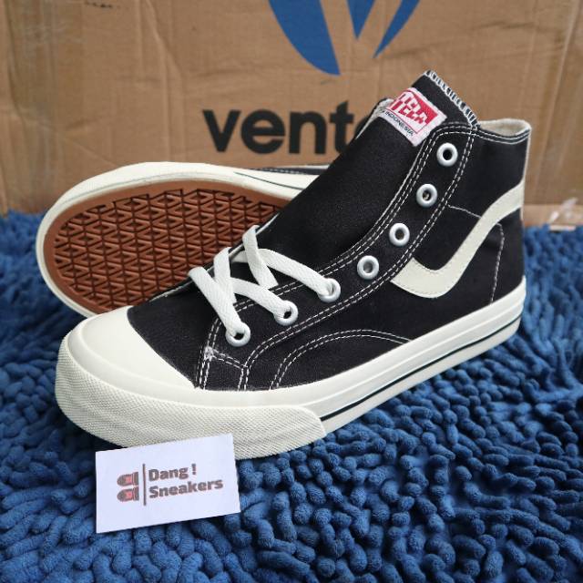 Sepatu Ventela Public Hi Black Natural sneakers murah sale merakyat-1