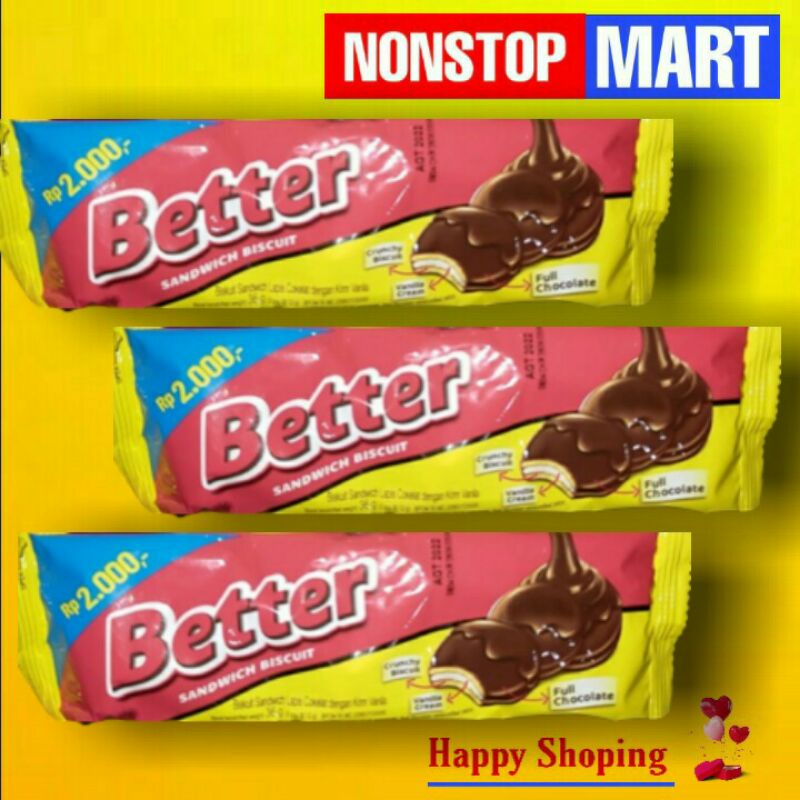 

Better Biskuit 36gr/pcs