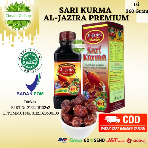 

SARI KURMA AL JAZIRA PREMIUM 3 IN 1 | AL JAZIRA PREMIUM ORIGINAL | MEMBANTU PENYEMBUHAN PENYAKIT