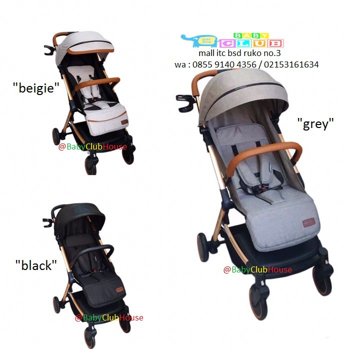 Stroller Babydoes Esmio Gold / Stroller  Esmio / Kereta Bayi