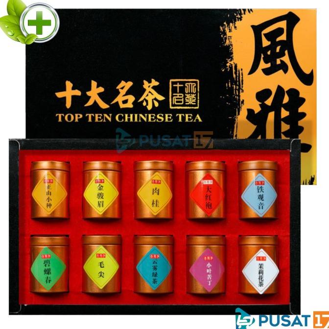 

[COD] CHINESE TEA SET 10 VARIAN / TOP TEN CHINESE TEA/ TEH CINA HERBAL MIX [COD]