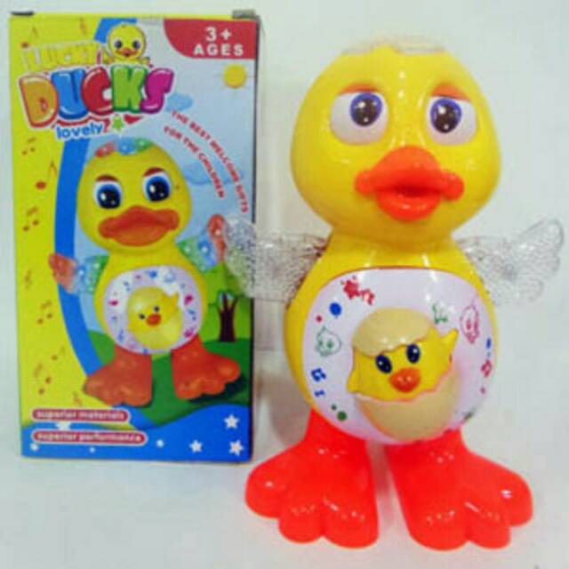 Mainan anak dancing duck/bebek goyang lucu