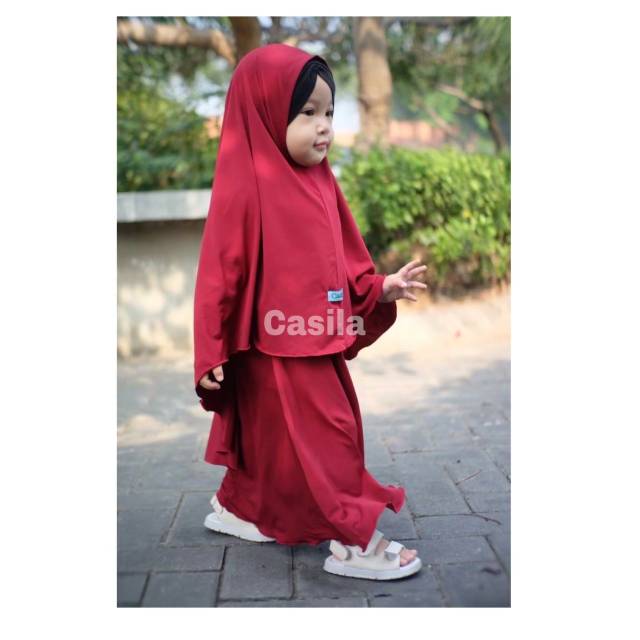 [CASILAKU] GAMIS CASILA KHADIJAH SIZE 2 SYARI ANAK PAKAIAN MUSLIMAH ANAK 2 TAHUN