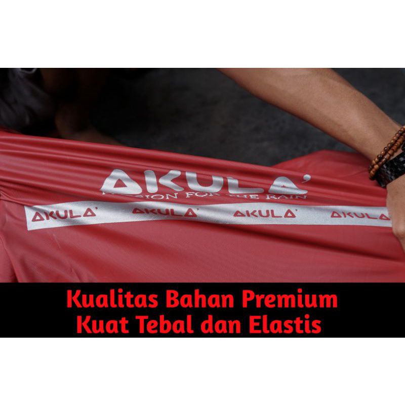 jas hujan pria wanita tebal awet elastis best quality by akula