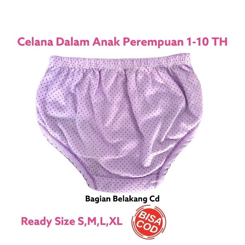 1 Lusin CD Celana Dalam Anak Bayi Perempuan Cewek Katun Adem Celana Dalam Boxer Anak Perempuan 1 2 3 4 5 Tahun Isabel Polkadot