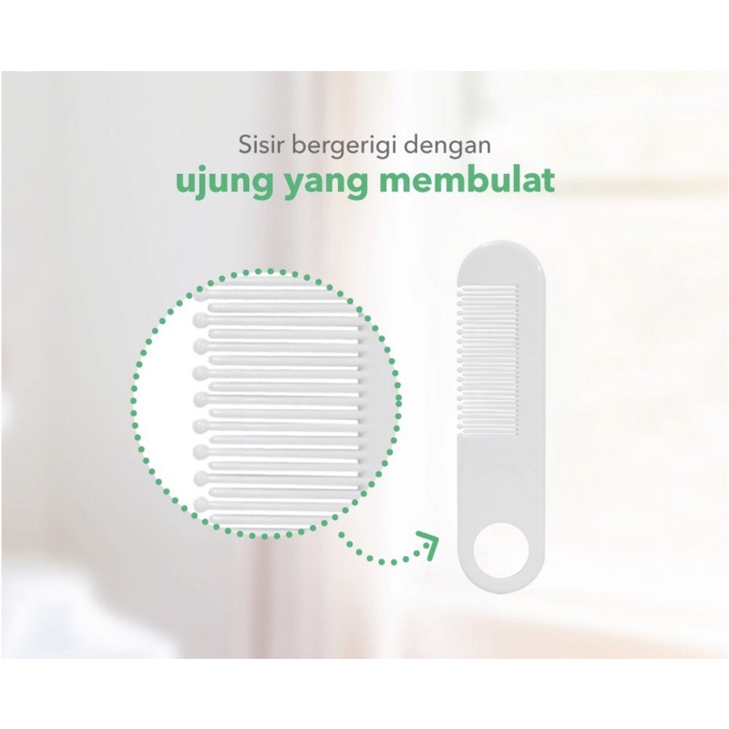 Pigeon comb and hair brush set -import / sisir bayi