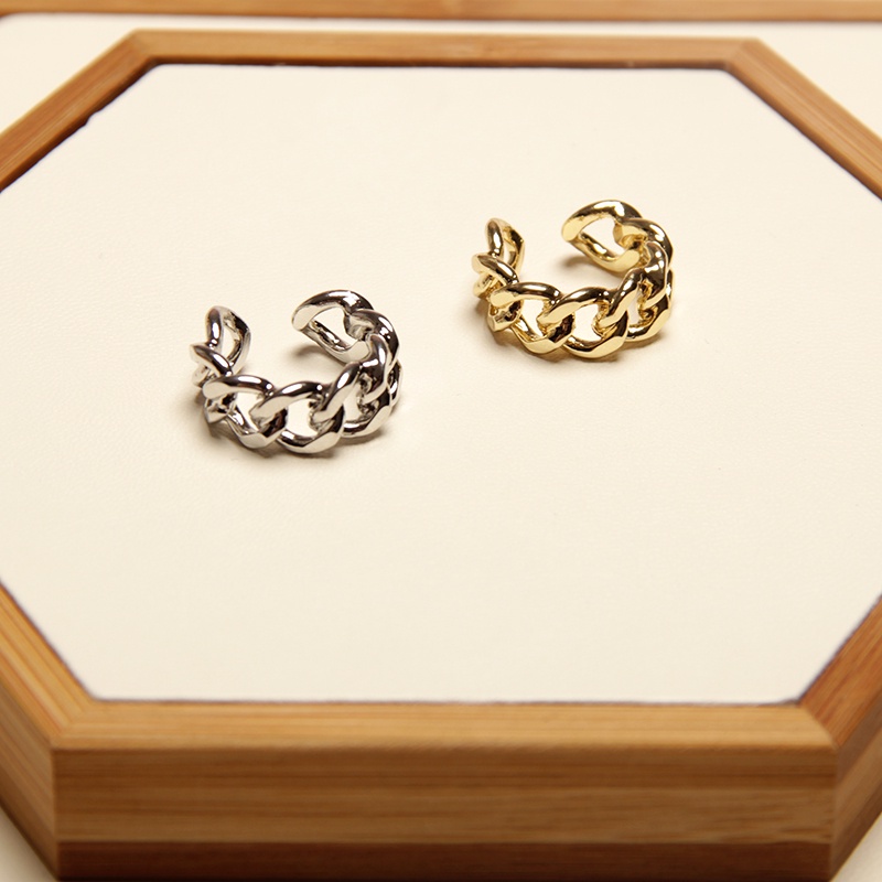 Hollow Chain Open Ring Accessories Adjusted Simple Personality