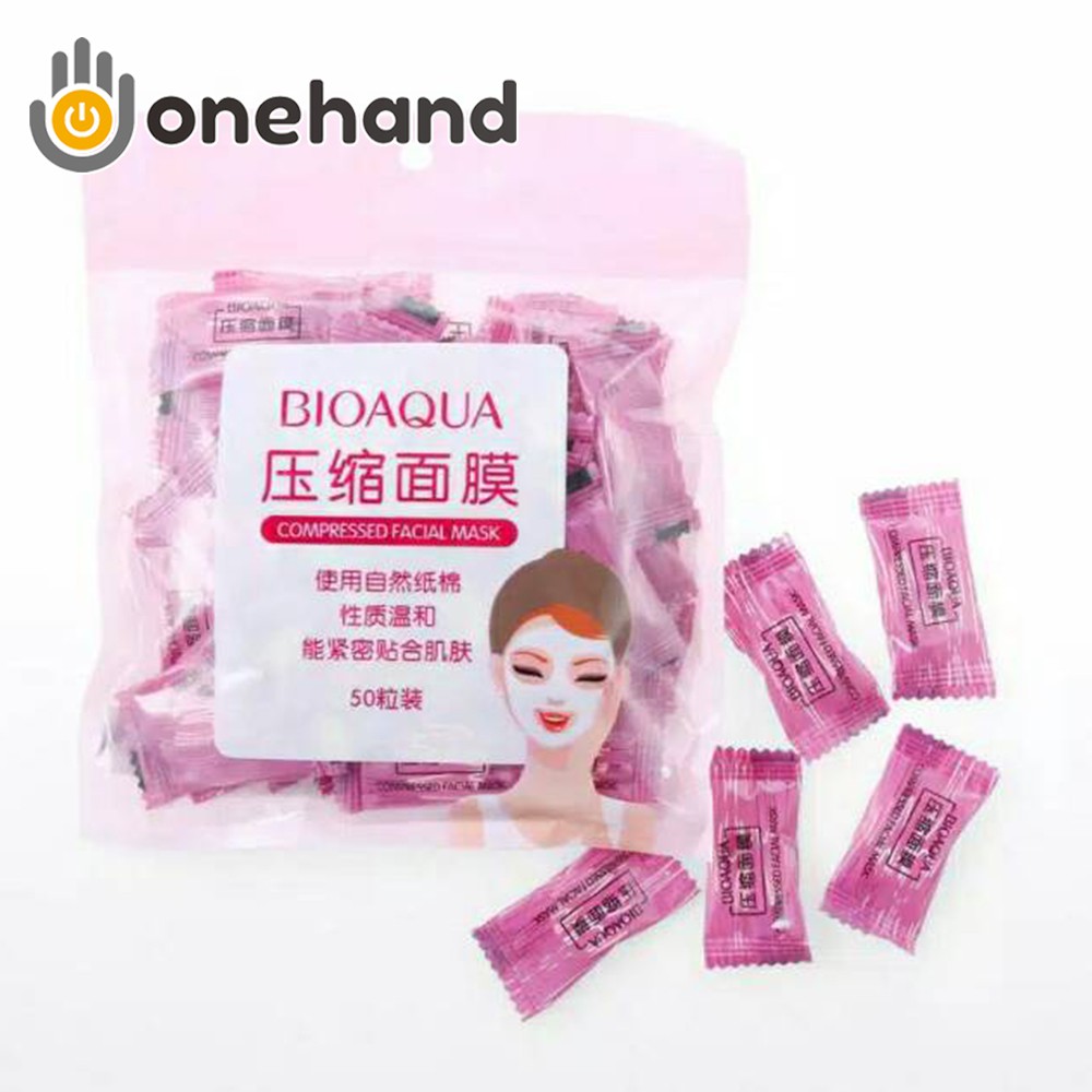 Compressed Facial Mask / Masker wajah DIY per pcs / Sheet Mask Compressed 1 pcs