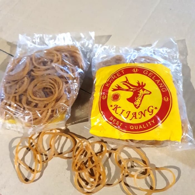 KARET GELANG KARET BAGUS KUNING BAGUS MURAH PER PACK