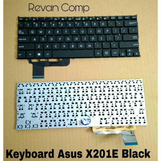Keyboard Asus X201E Black