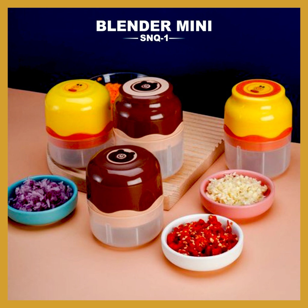 Mini Chopper Blender Food Processor USB Blender Mini Serbaguna Blender Bumbu Portable SNQ-1 GOSHOP88