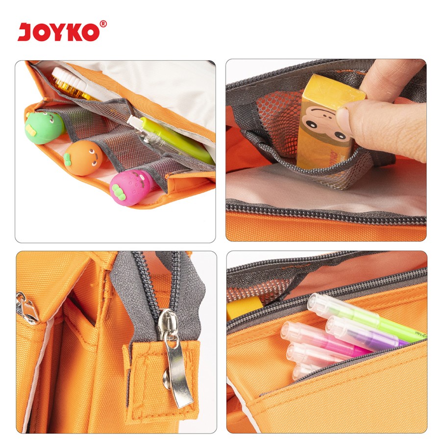 Pencil Case Kotak Tempat Pensil Kain Joyko PC-5009