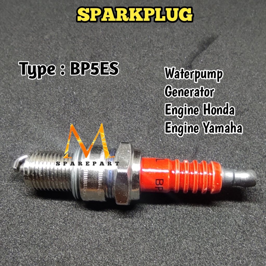 Sparkplug Busi Mesin Honda Mesin Genset 154 156 1500watt  BP5ES Kepala Panjang