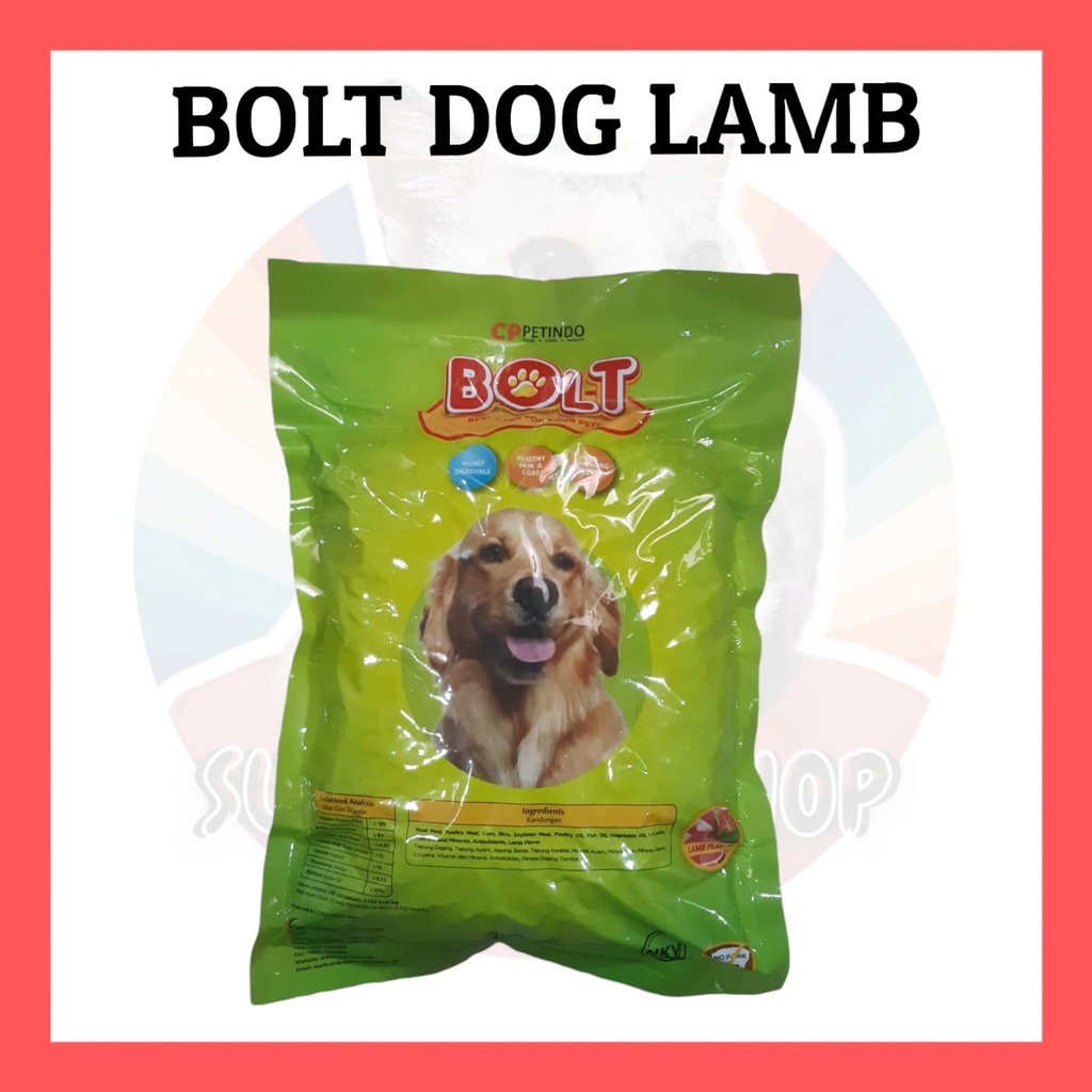 BOLT DOG LAMB MAKANAN ANJING DOG FOOD