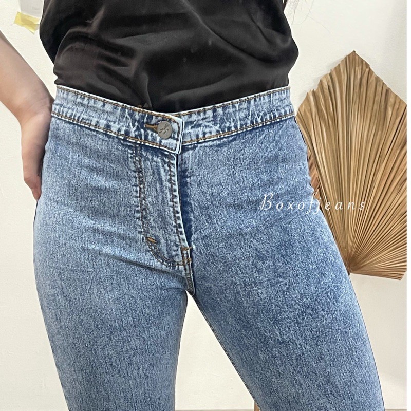 High waist jeans stretch - SNOW ACID