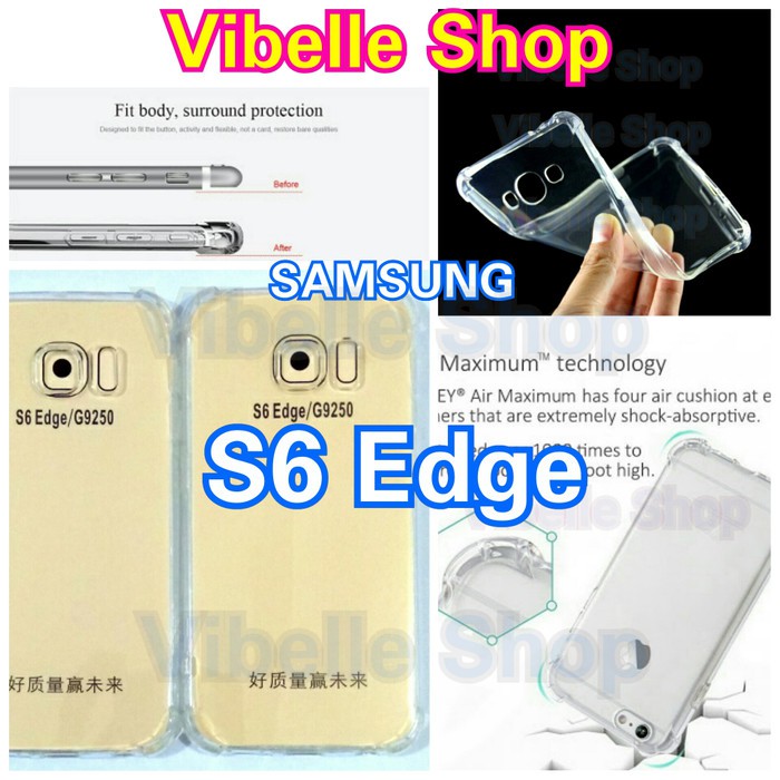 Softcase AntiCrack Samsung S6 Edge Anti Crack Shock Case S6 Edge