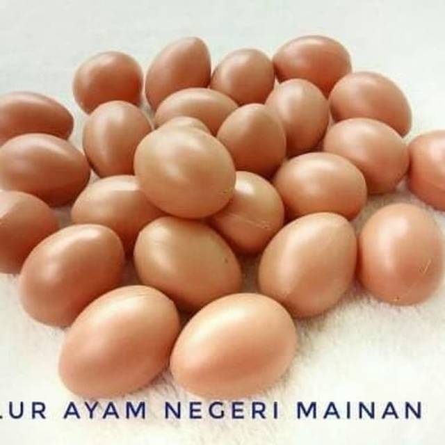 Mainan Telor Ayam - Mainan Telor Plastik - Mainan Telor Plastik 24pcs