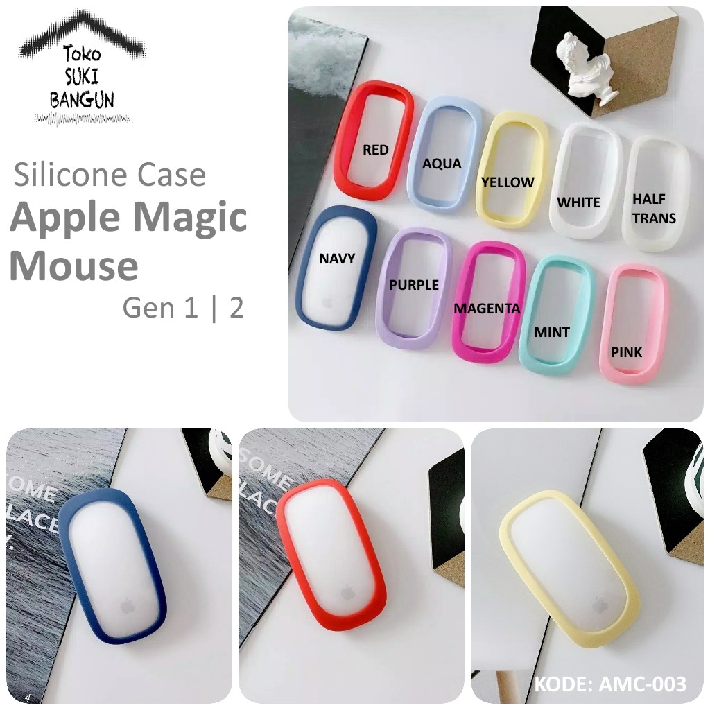 Casing Apple Magic Mouse 1 2 Case Rubber Silicone LOOP AROUND AMC-003