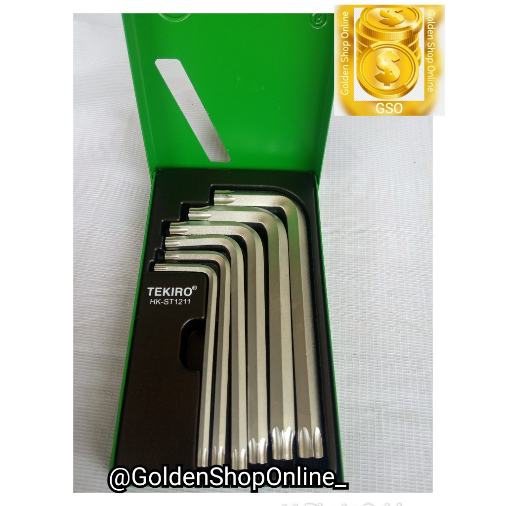 Promo Kunci L Set Bintang T25-T55 6 Pc Tekiro