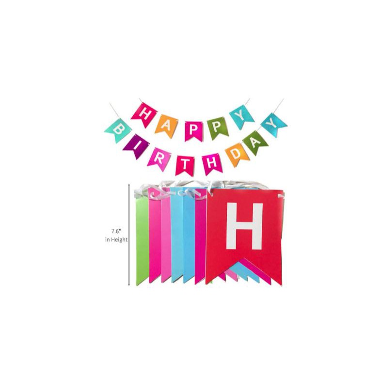 Bunting Flag / Banner Happy Birthday HBD