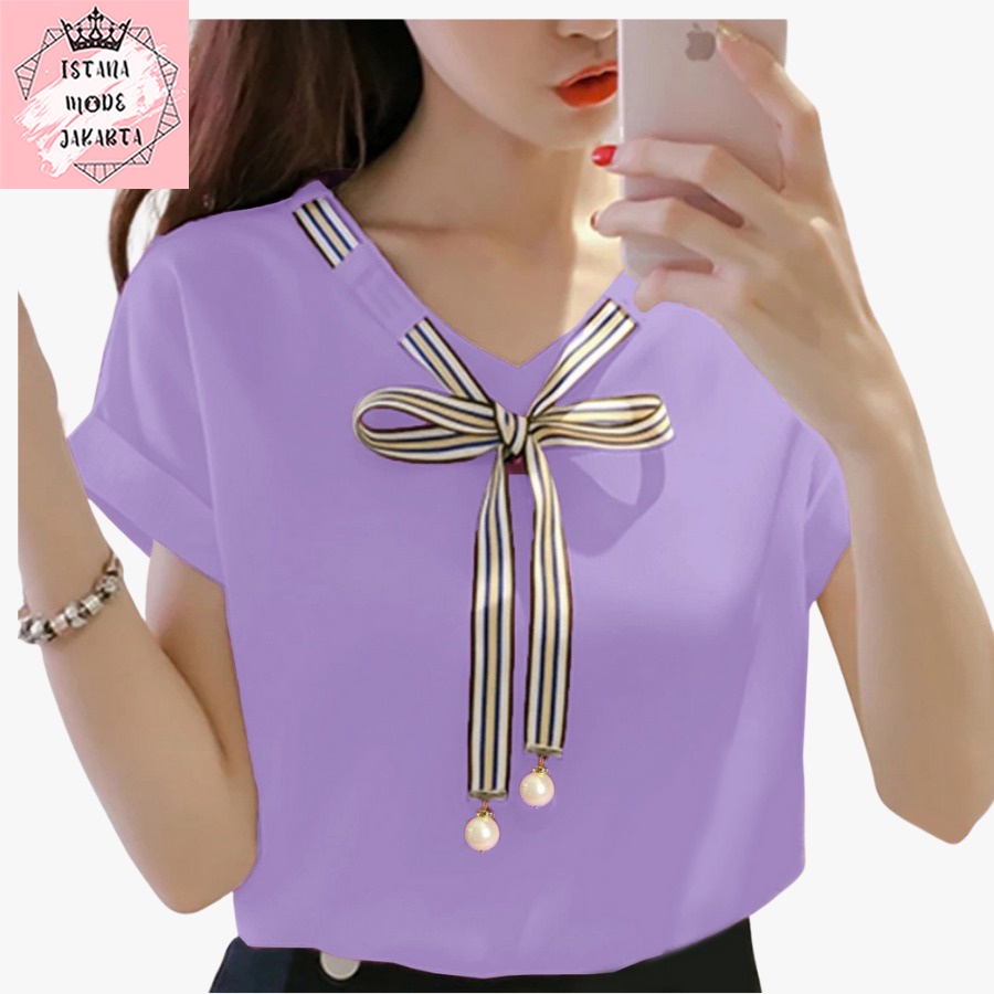 ISTANA MODE JAKARTA Blouse Laura / Blouse Thalia / Blouse Verra / Blouse Wanita / Fashion Wanita / imjv6-3