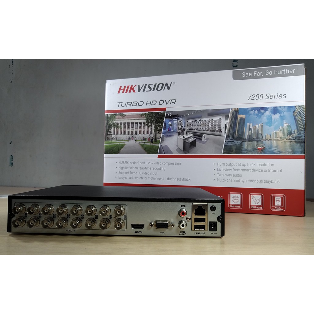 DVR Hikvision DS-7216HQHI-K1E 4MP 16Channel