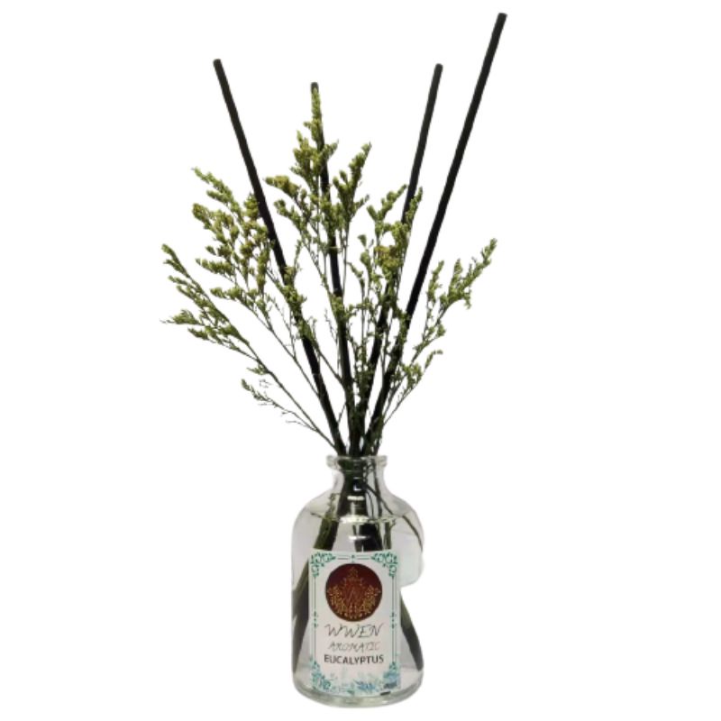 Reed Diffuser Aromatherapy Bunga Difuser Aroma Pengharum Ruangan Pewangi Oil Reed Difuser REED DIFFUSER LOVER'S GRASS REED DIFFUSER REFILL REED DIFFUSER HAMPERS PENGHARUM RUANG AROMATERAPI-ARM BUNGA EUCALYPTUS