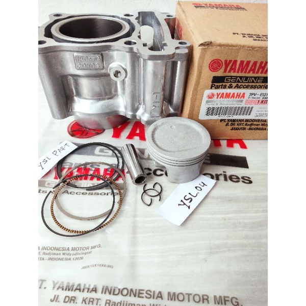 BLOK SEHER PISTON KIT ORIGINAL YAMAHA JUPITER MX KING 150 CC 2PV