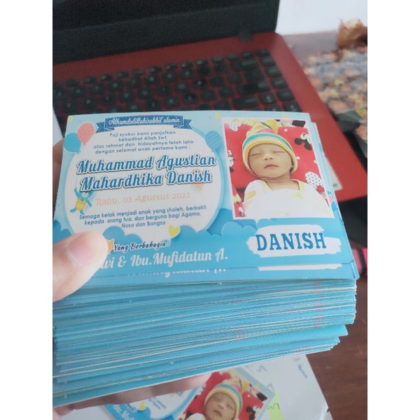 

STIKER NAMA BAYI STIKER AQIQAH KARTU NAMA BAYI MURAH