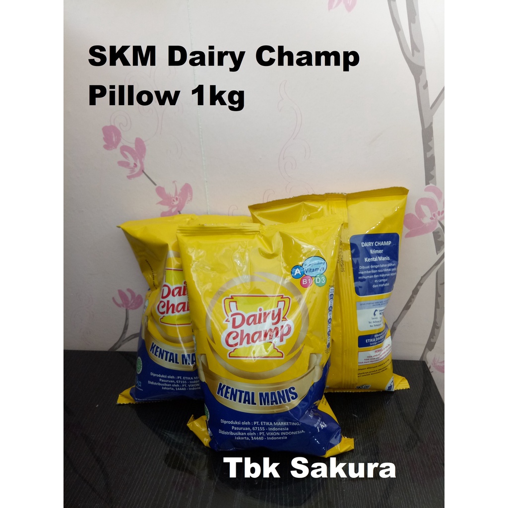 

Kental Manis Dairy Champ 1Kg Bantal