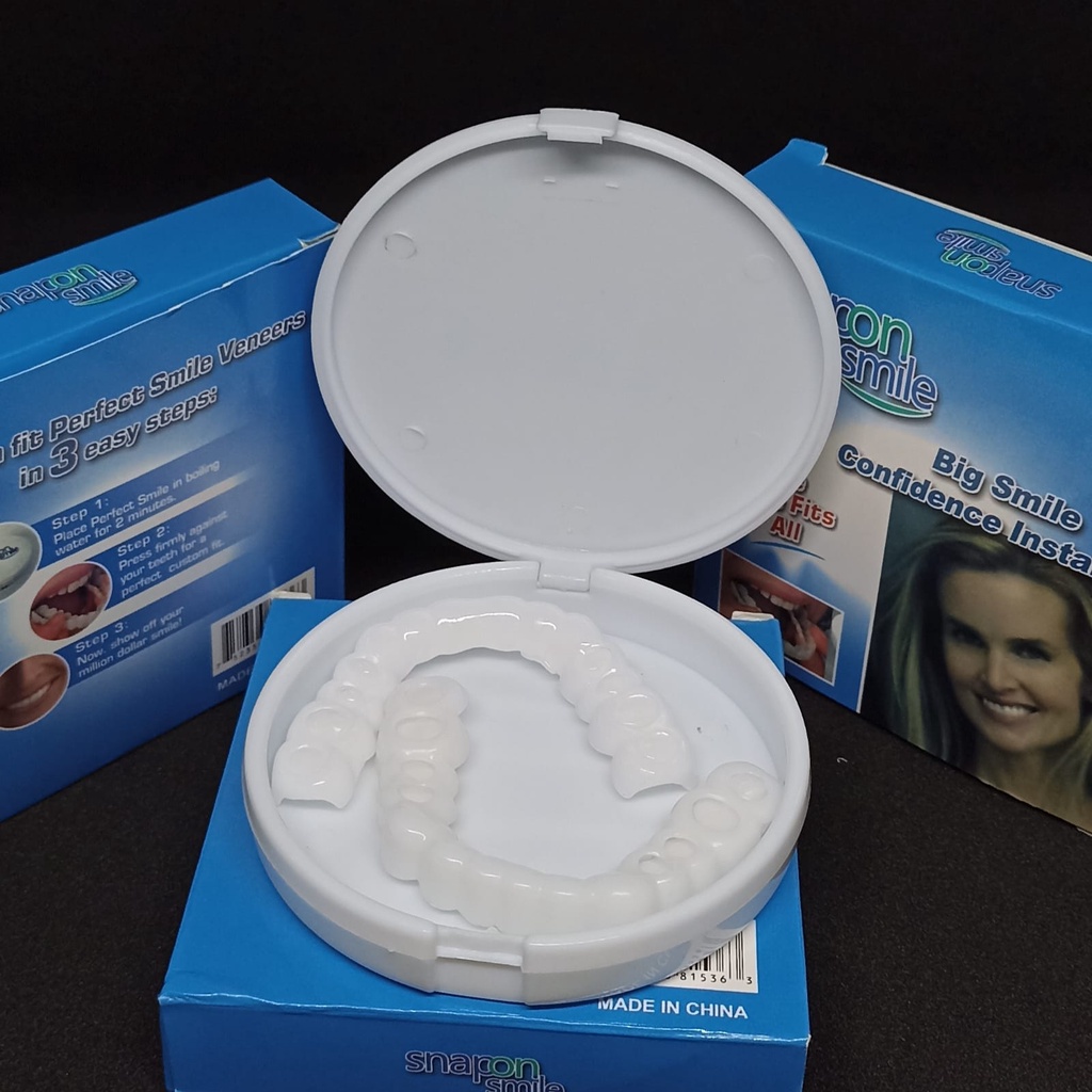 Snap On Smile Veneer / Gigi Palsu Tiruan Kesehatan Mulut / Gigi Palsu Murah / Gigi Palsu Tiruan Smil