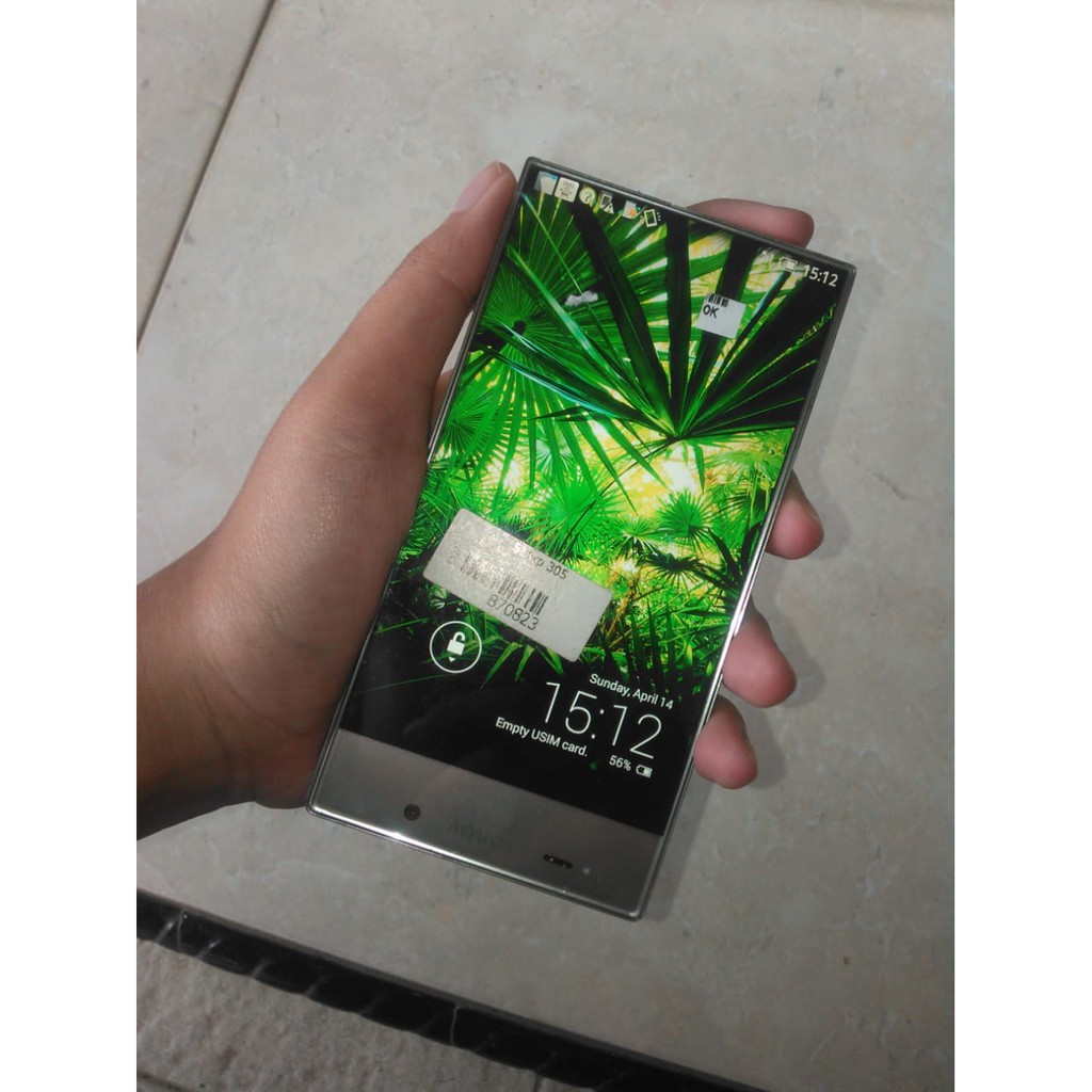 { BAYAR DITEMPAT } MULUS FULL SET + BOX CHARGER SHARP AQUOS 305 SH