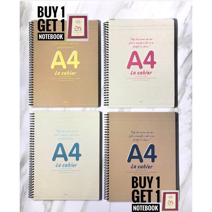 

[RESTOCK] Buku tulis notebook A4
