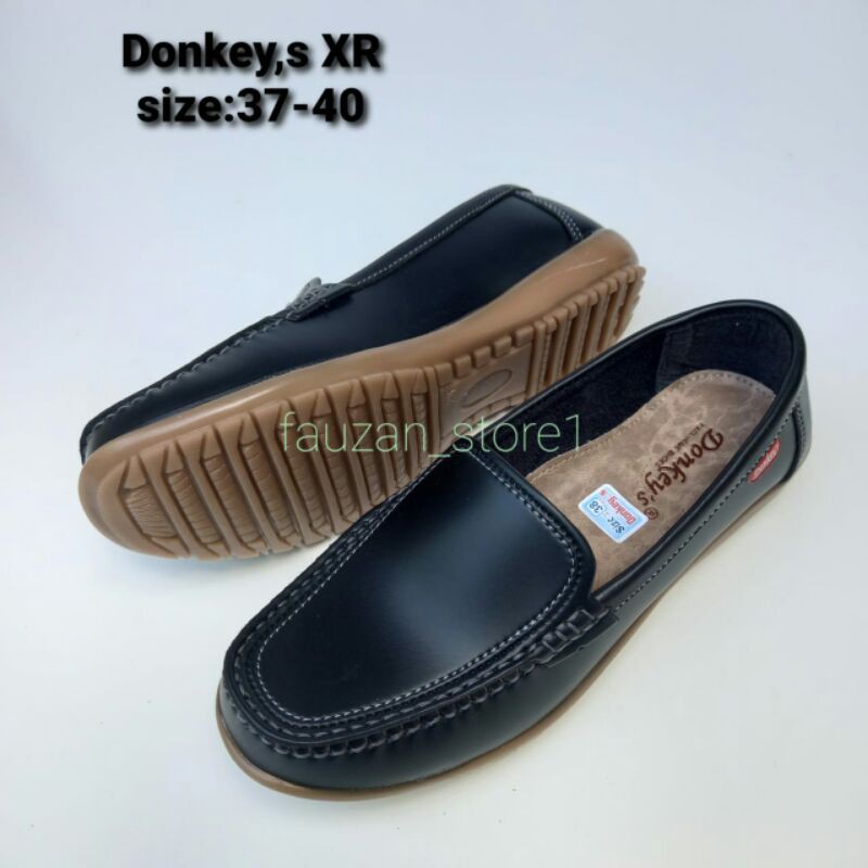 Pantofel Formal Hitam Wanita Sepatu Pantofel Donkey,s XR