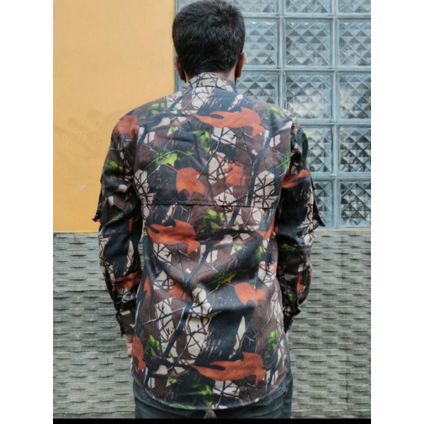 Kemeja Camo perbakin Ori / Kemeja Tactical Camo