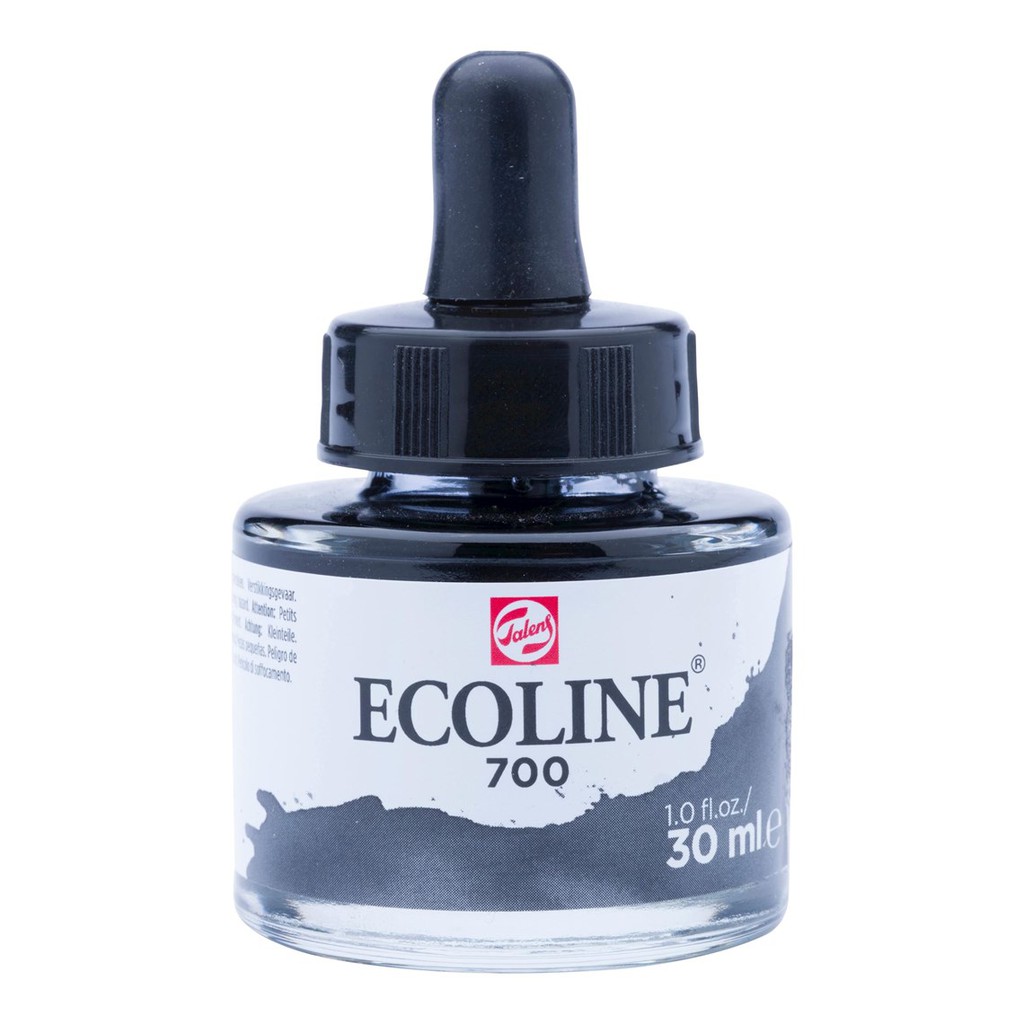 

TALENS Ecoline Liquid Water Colour 30ml - BLACK / GREY & GOLD