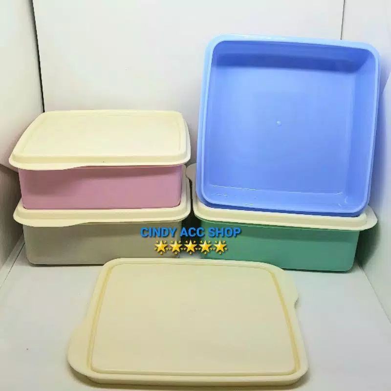 [1pc] Souvenir Kado Kotak Makan Lunch Box Polos Non Skat BPA Free