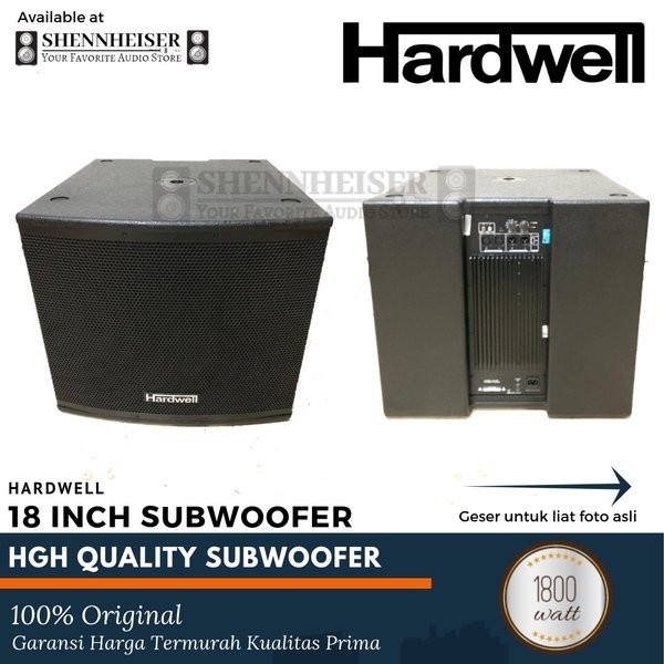 Speaker Subwoofer Aktif Hardwell SW18 SW 18 SW-18 18 Inch Original