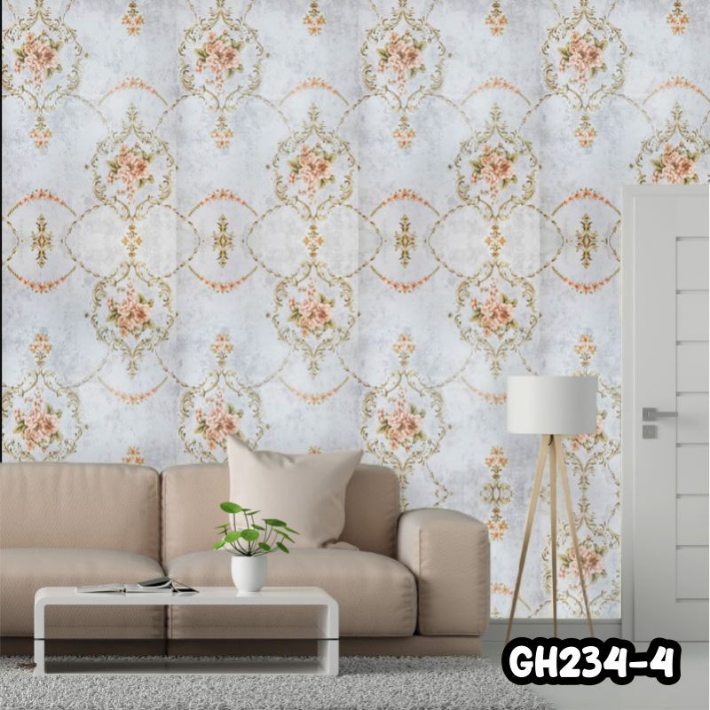 Wallpaper Dinding 8meter Wallpaper Ruang Tamu Motif Batik Murah Best Seller Free Perekat