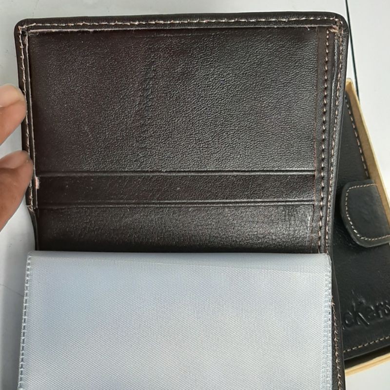 Dompet kartu 18 slot kulit asli Card holder premium