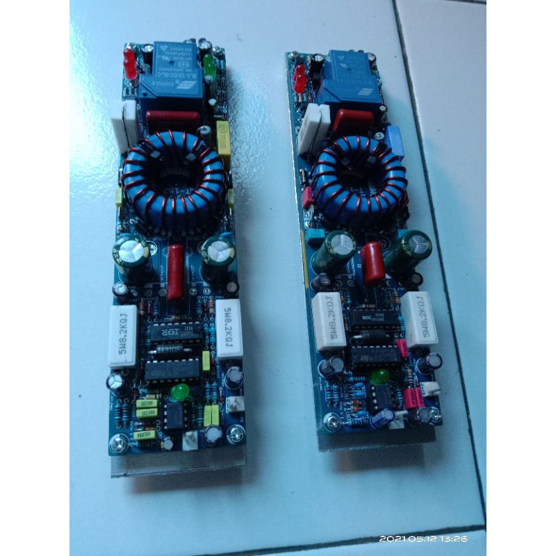 class d 900 watt + protektor + heatsink
